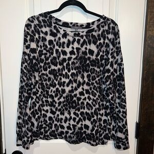 Chic Leopard Print Women's Tunic
